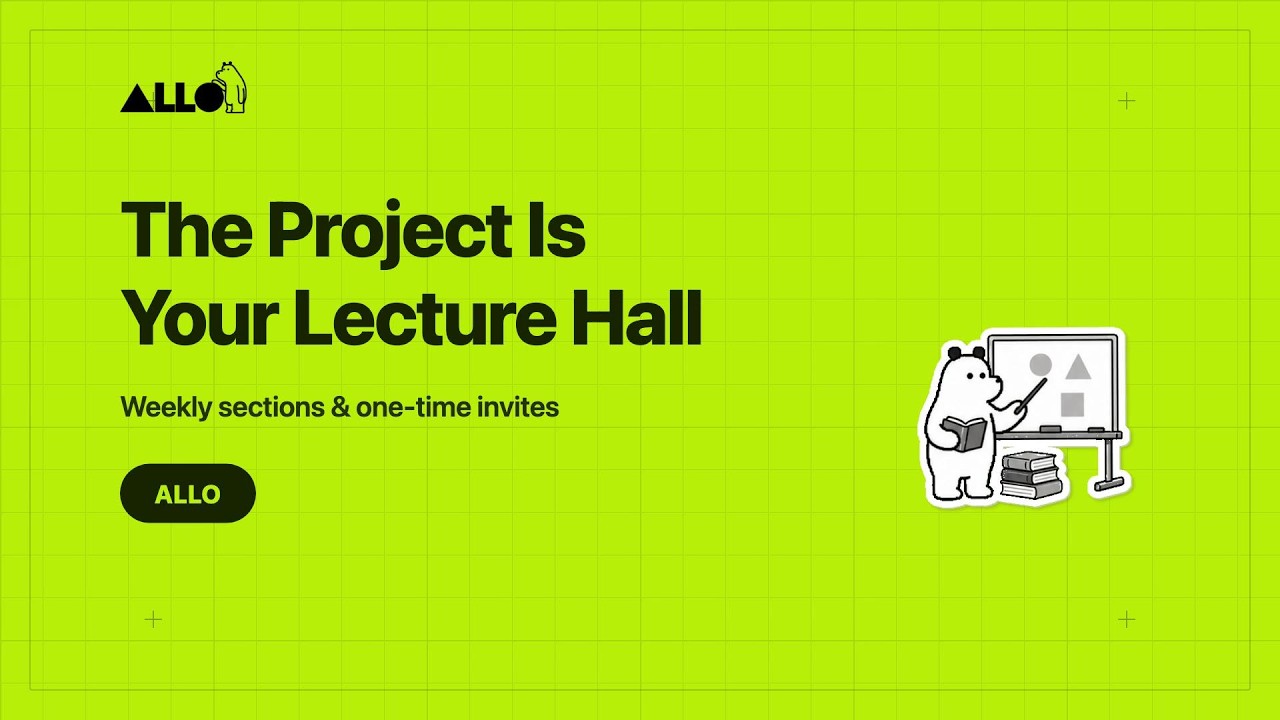 Project as classroom