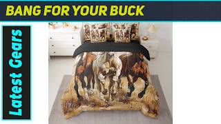 Erosebridal Horse Comforter: Amazing Wild West Bedroom Transformation!