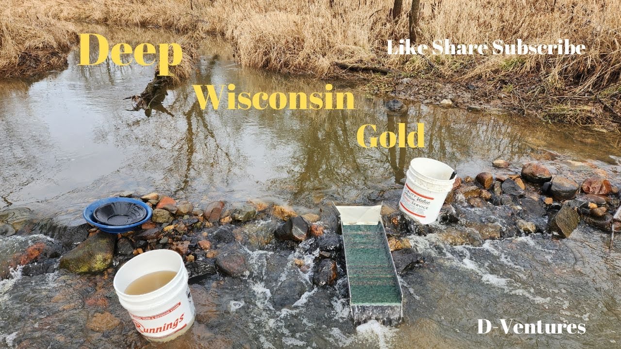 Deep Wisconsin Gold #dventures #goldprospecting #wisconsin - YouTube