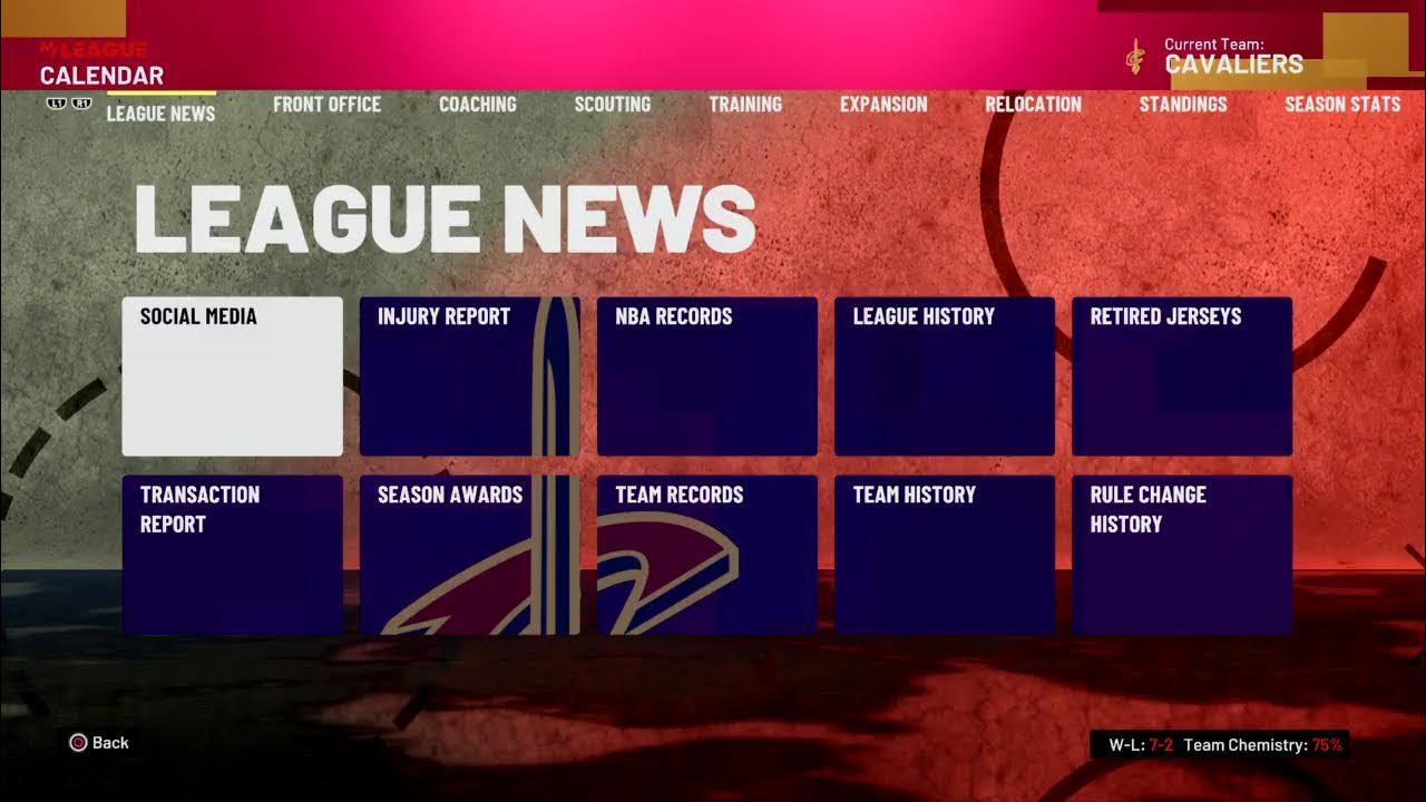 NBA2K21 Hall of Fame MyLeague Cavs 2024 - YouTube