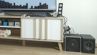 Bose Companion 3 Vs Logitech Z4 Sound B Test Stereo Record Hq