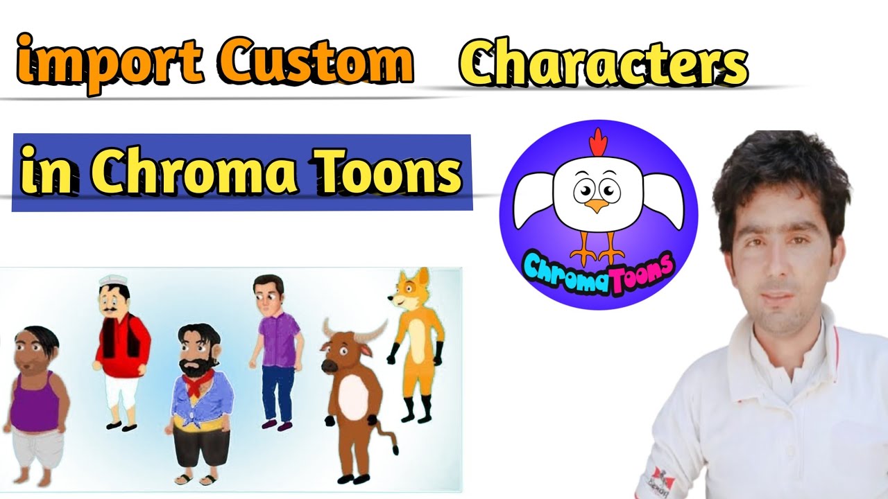 How to Import Custom Characters in Chroma Toons | Custom Character Design