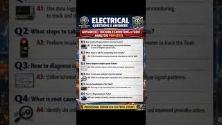 Advanced Electrical Troubleshooting Q&amp;A! ⚡🔧 Fault Analysis Pro Level — #gulftechbyshani #electrical