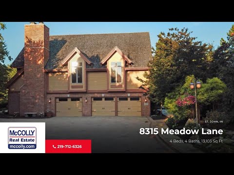8315 Meadow Lane, St John, IN home video tour
