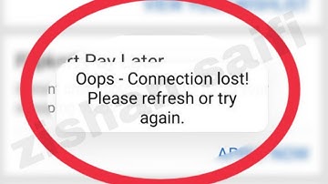 How To Fix Oops- Connection lost Please refresh or try again Problem Solve in Flipkart