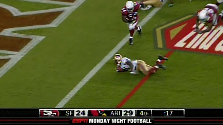 MNF Get Wild! (49ers vs. Cardinals 2008, Week 10)