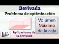 Máximo volumen | Problemas de Optimización | La Prof Lina M3