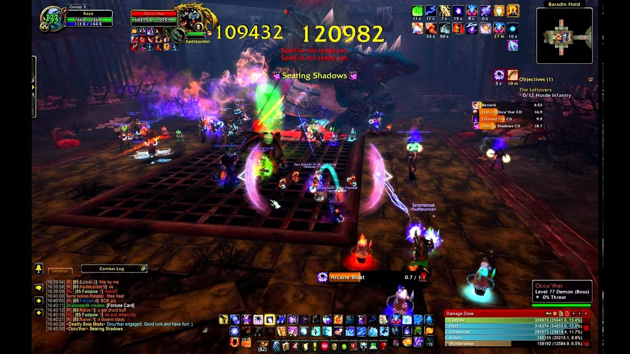 Arcane Mage Nuke in BH (55k DPS)
