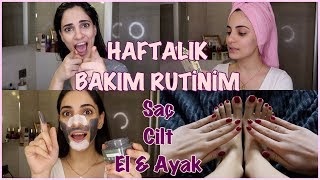 EN KOLAY HAFTALIK BAKIM RUTİNİ! | Saç Bakımı, Cilt Bakımı, El & Ayak Bakımı 🧖🏻‍♀️