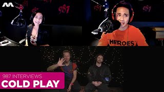 987 DJ Joakim Joakim shares with Coldplay how they saved his life | 987 Interviews Coldplay
