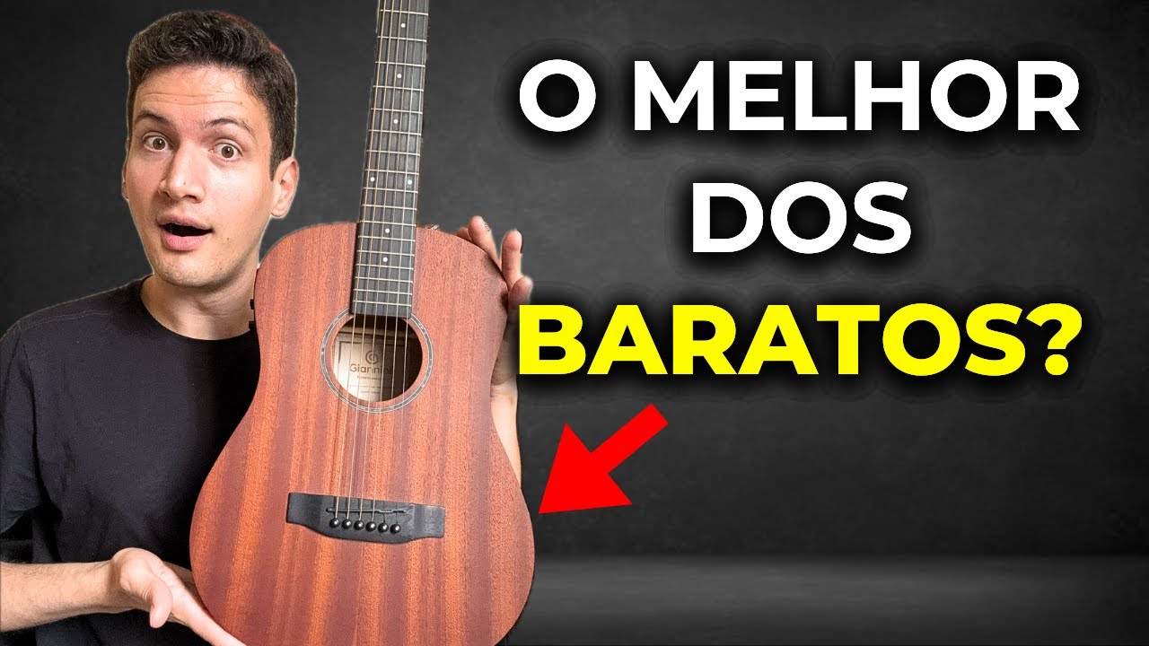 Violão Giannini BABY GTG-36S WS (REVIEW COMPLETO)