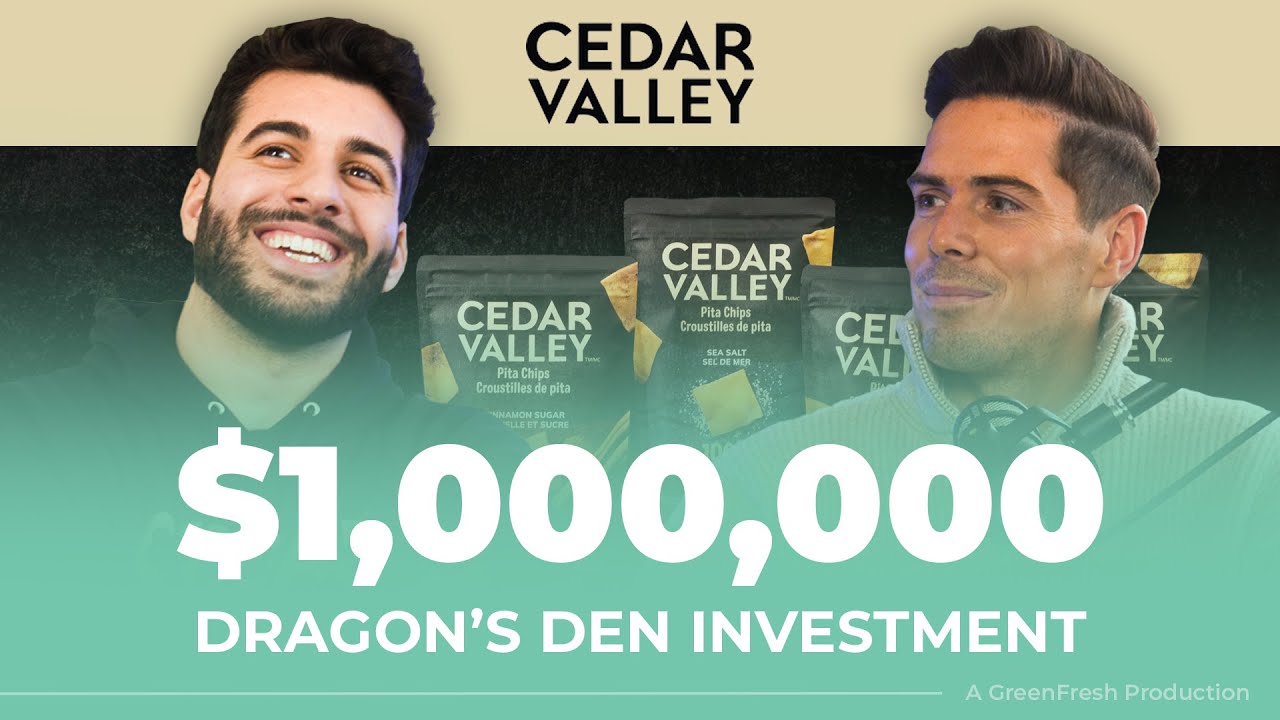 Securing a $1,000,000 Dragon's Den Investment into Cedar Valley - The World's Best Pita Chips
