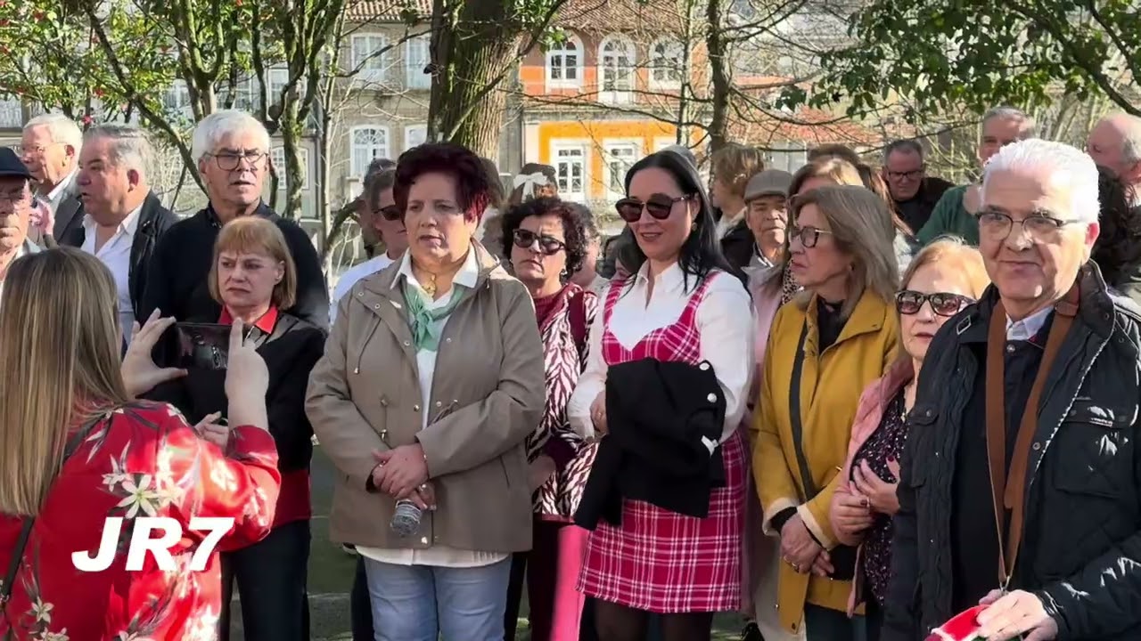 Tradições cidade berço hoje com a presença Sr.Felix uma tarde de muita alegria 22/2/26 🪗🥁🇵🇹🌏