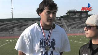 NUC - Isiah Trevino - Fresno, CA 2012 - 9th Grade Leadership Award - National Underclassmen