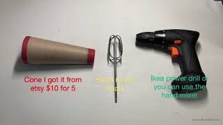 ! ! THE BEST DIY YARN WINDER ! ! ONLY COST ME $2 ! !