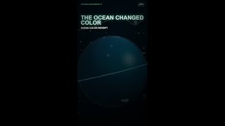 The Ocean Changed Color #Shorts #NASA #Earth
