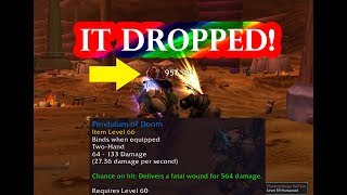 Pendulum of Doom dropped in Uldaman today after 7331 runs.