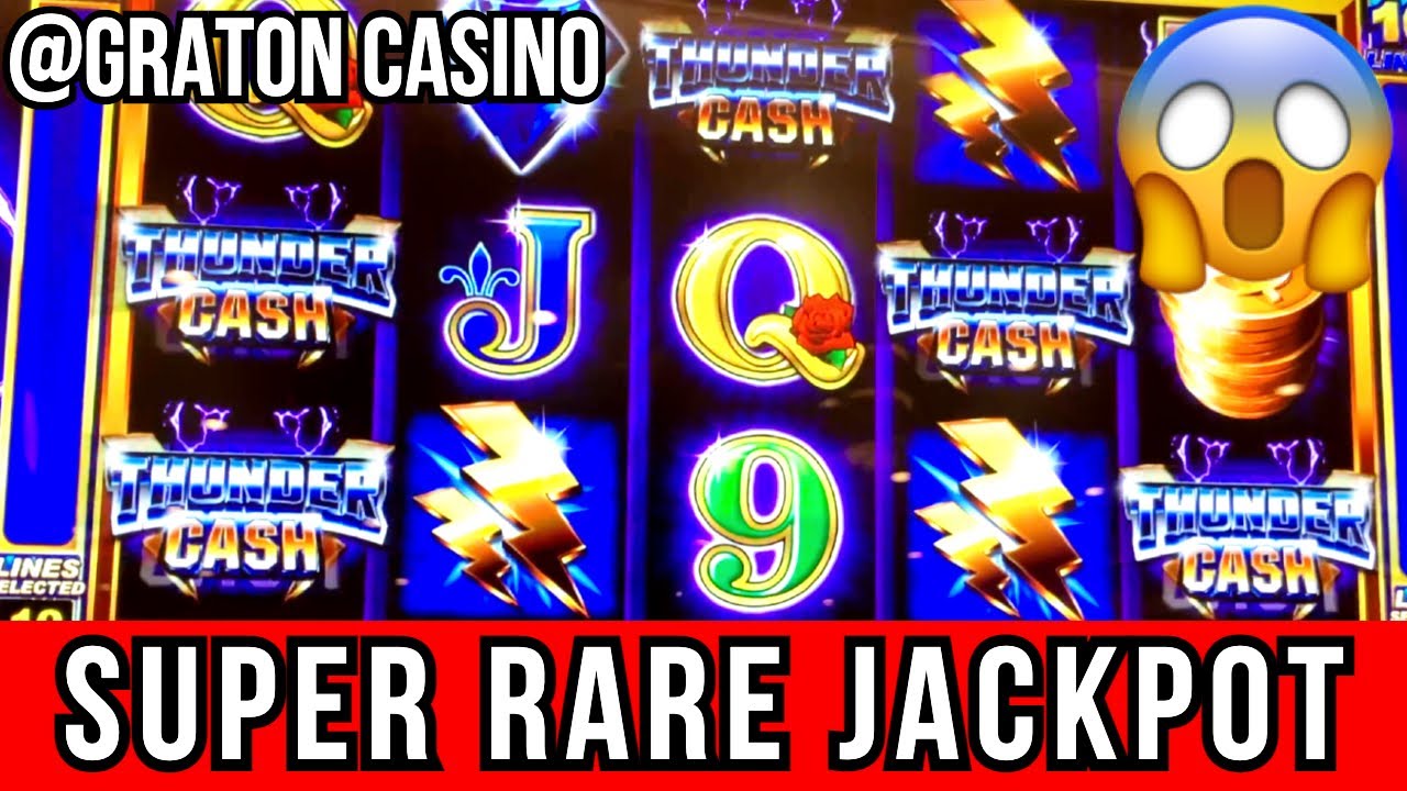 😱NEVER SEEN BEFORE 💰JACKPOT HAND PAY ON THUNDER CASH Graton Casino