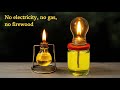 No Electricity, No Gas! DIY 3-in-1 Heating Lamp – Free Energy for Winter