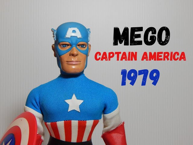 VINTAGE MEGO 1979 CAPTAIN AMERICA 12.5 inch Restoration - YouTube