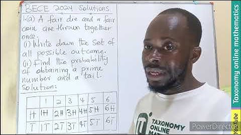 BECE 2024 || Probability || Question No. 1 (a) Paper 2