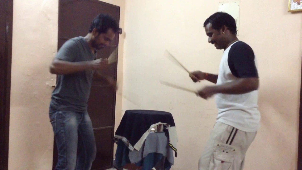 Two Drummers Split Drum Solo Excellent & Difficult