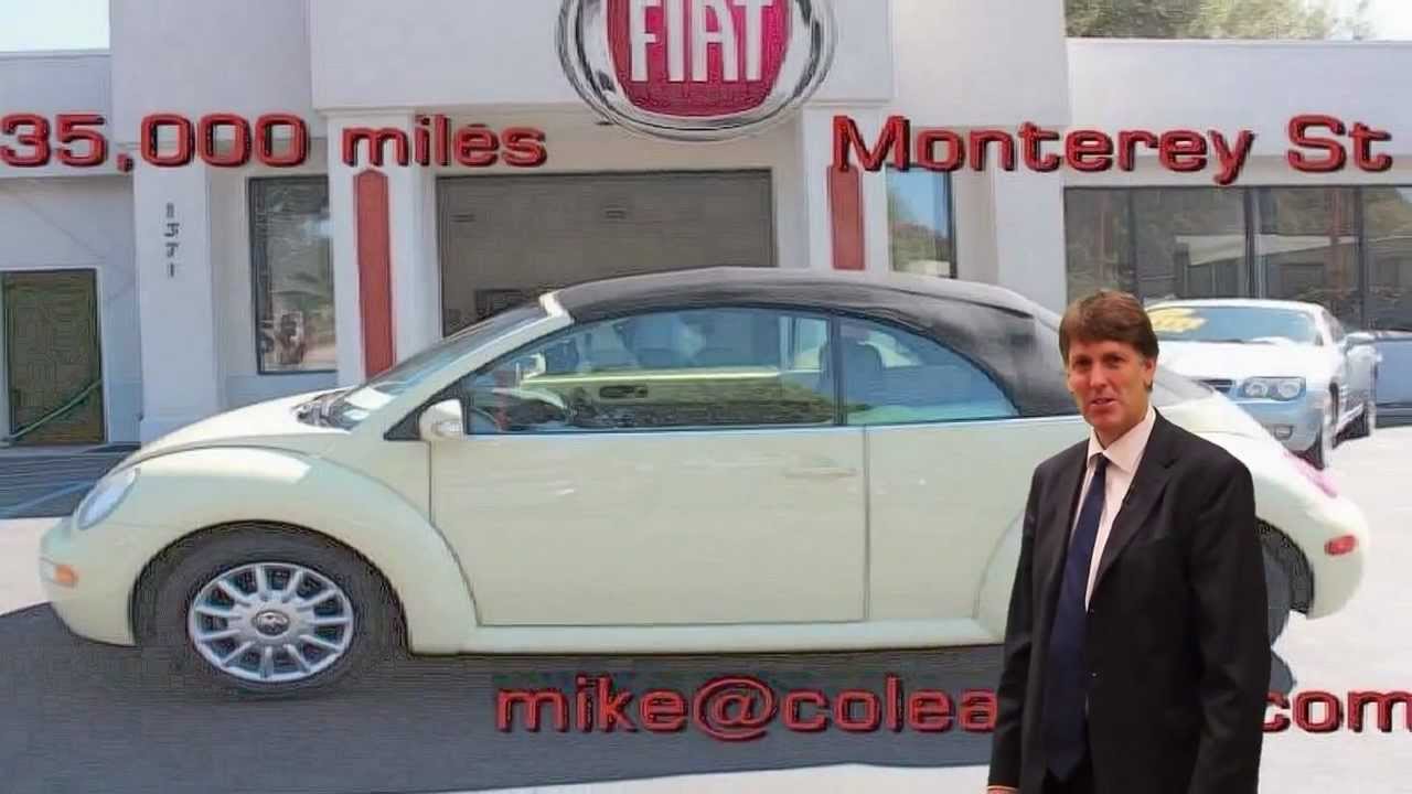Used Cars San Luis Obispo and Santa Maria, 04 VW Beetle Convertible by