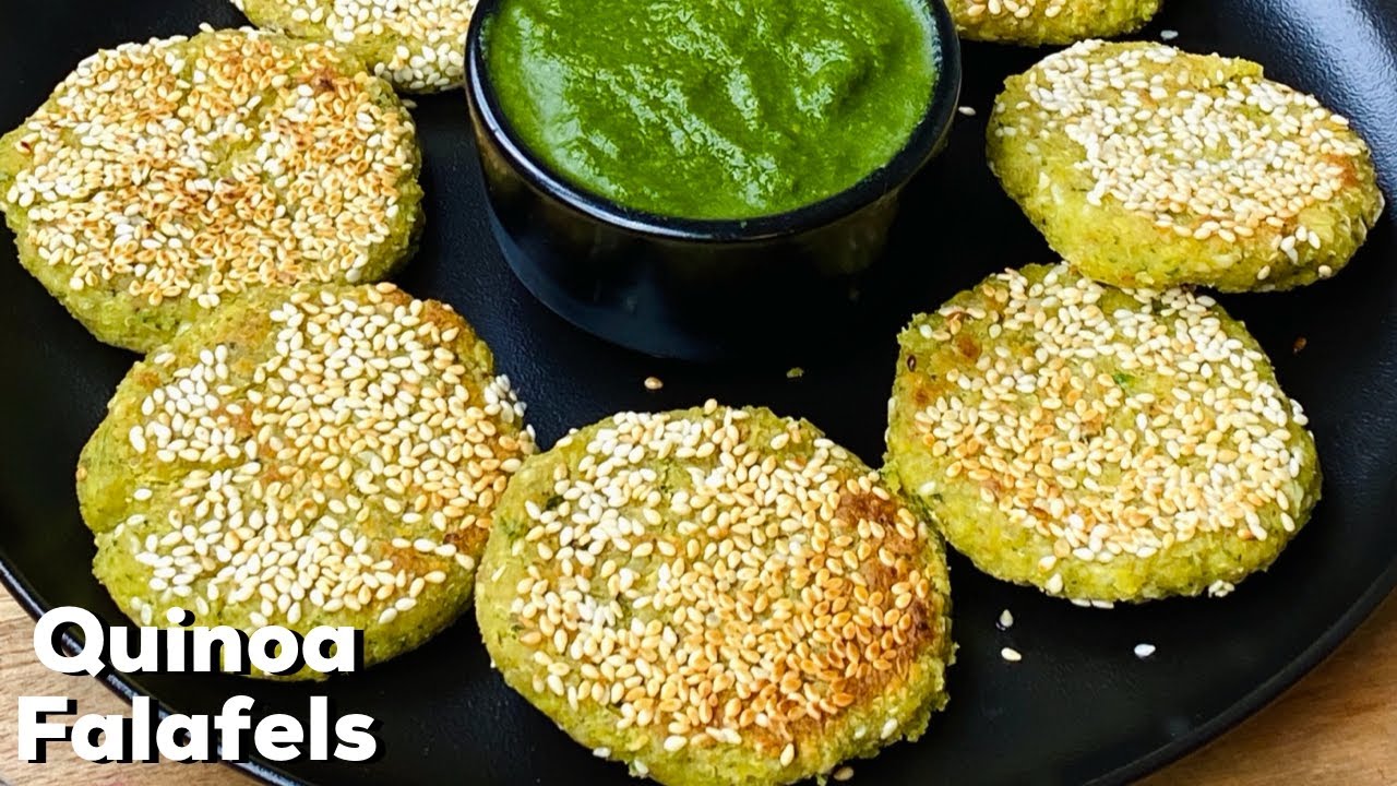 Quinoa Falafels with Amla chutney | Healthy Falafels | Flavourful Food