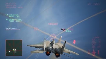 ACE COMBAT 7 Multiplayer MIG-29A is in action