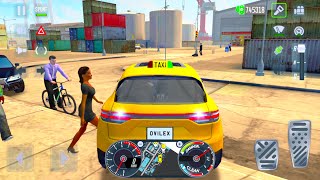 Porsche Cayenne Taxi Car 3D Simulator City Driver Game Android Gameplay screenshot 1