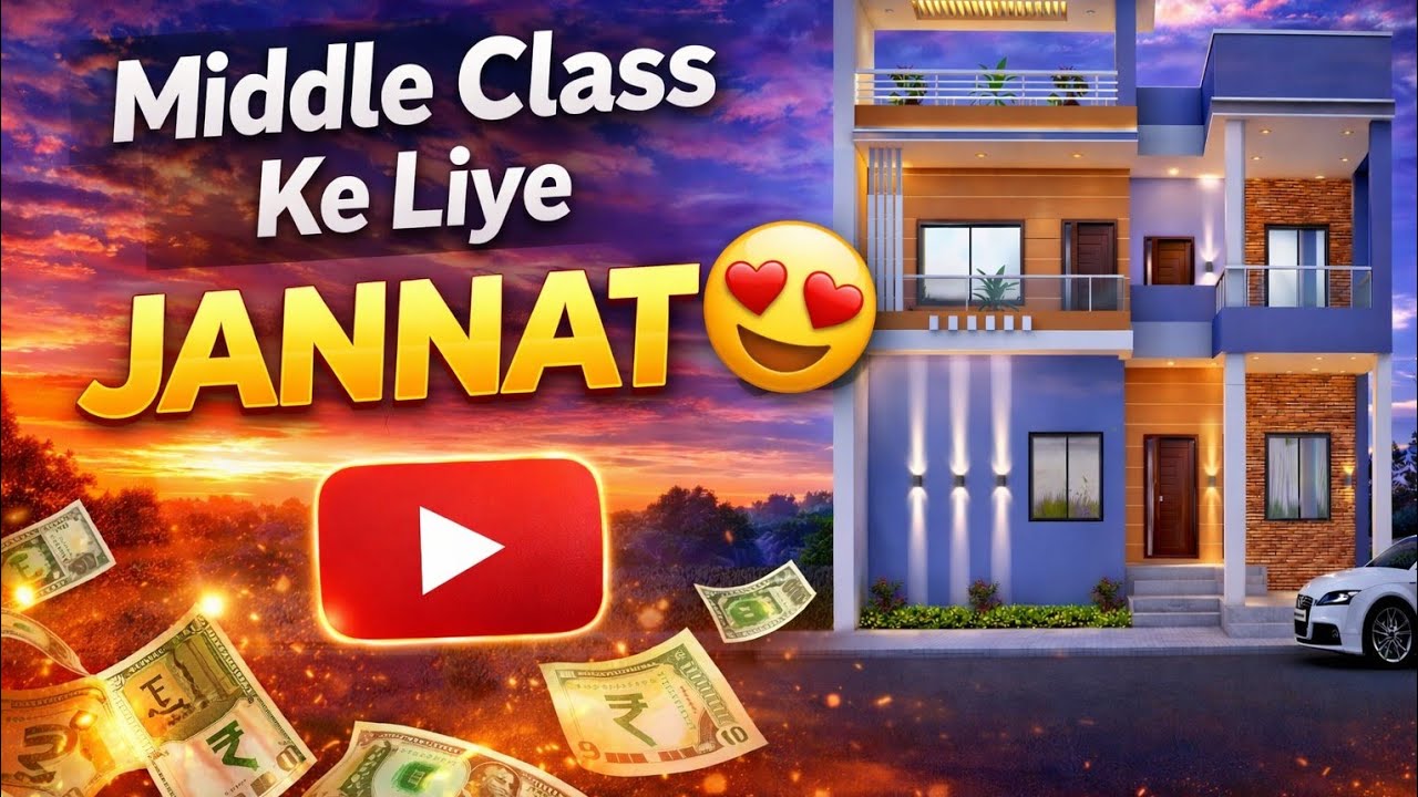 Middle Class Ke Liye JANNAT 😍 | Low Budget Modern House Design | 35×50 House Plan