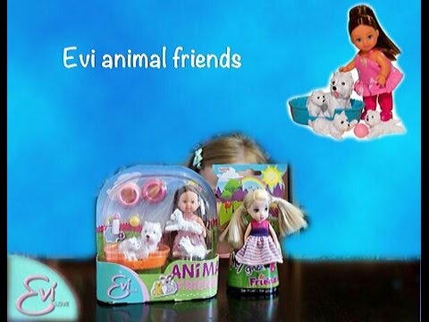 КУКЛА ЭВИ С СОБАЧКОЙ Evi Love Animal friends, Moxi