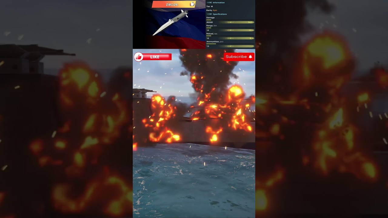 Zircon And S500 Prometheus Missile -Modern Warships 