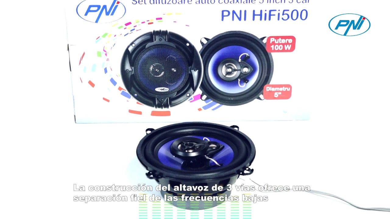 Pakket Radio MP3-autospeler PNI Clementine 8524BT 4x45w Coaxiale autoluidsprekers PNI HiFi650, 120W, 16,5 cm
