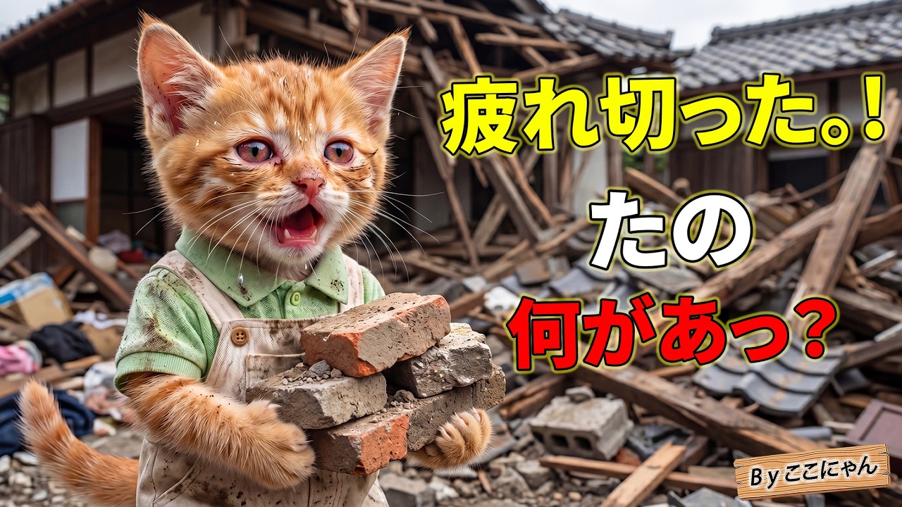 Touching] Kokonyan participates in disaster relief…🥺 I can't stop