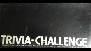 Trivia-Challenge Board Game (1984, The Canada Games Company)   Whats Inside