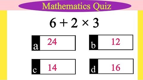 Math Quiz | Math Quiz Challenges | Do It Fast