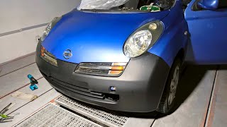 Nissan Micra.  Наборка. Подготовка. Потолок, карты и т.д.