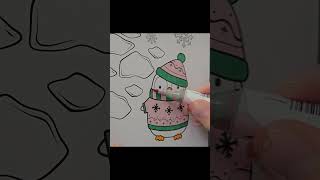Cold Penguin #activitiesforkidsathome #coloring #funlearning #worksheets #coloringpage #penguin
