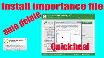 How to stooped Quick Heal from Deleting Virus Files you need | without uninstalling it |