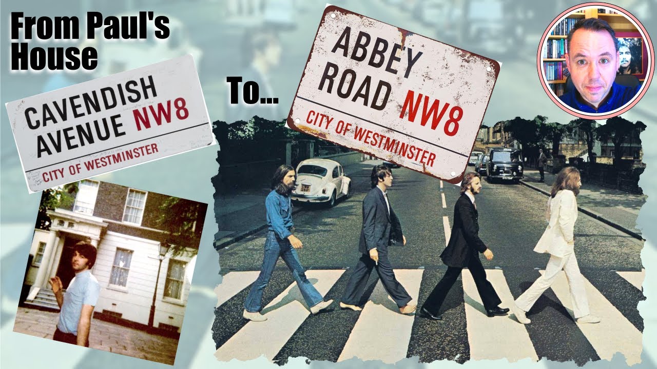 The Beatles 　Abbey Road WestMinster 1 Abbey Road visit from Paul McCartney's Cavendish Avenue home - YouTube