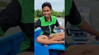 Tourist Boat in Rammang-Rammang