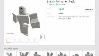 Stylish Animation Pack - Roblox in 2023