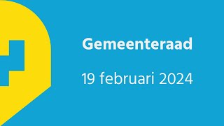 Gemeenteraad Zottegem 19 februari 2024