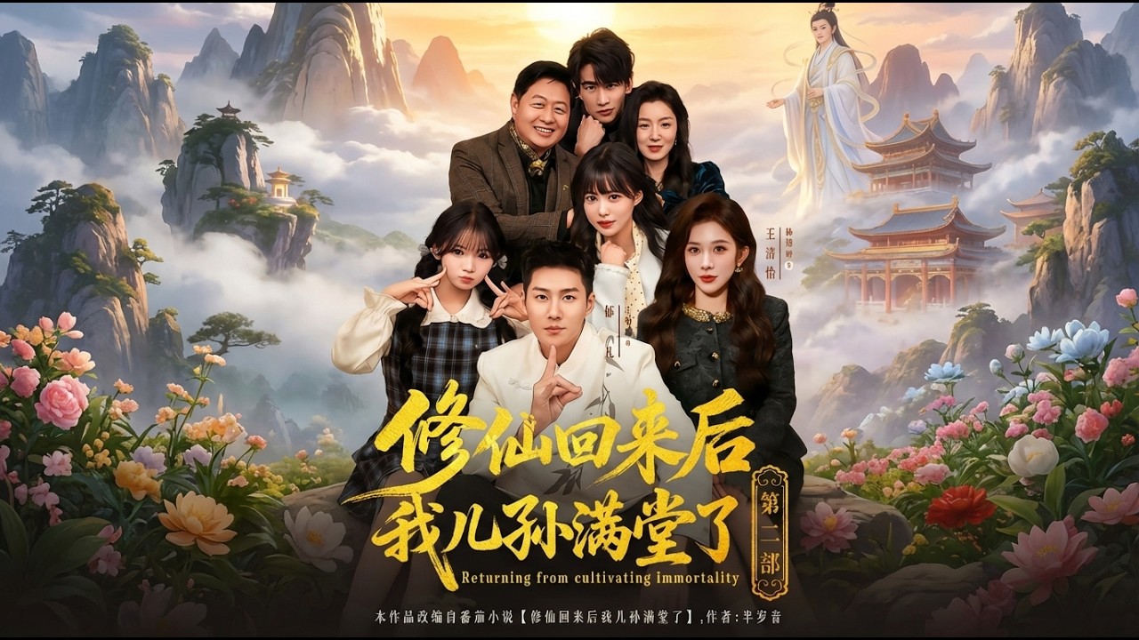 【高清全集】《修仙回来后我儿孙满堂了第二部》 #逆袭 #爱情 #甜宠 #反转 #江山 #热门短剧 #drama #爽剧