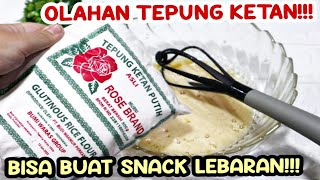 BUNDA PUNYA STOK TEPUNG KETAN DI RUMAH?? DI BIKIN GINI AJA BISA BUAT ISI TOPLES LEBARAN!!