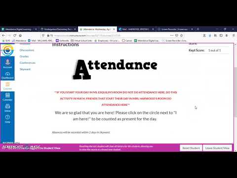 How to log in and complete attendacne (St Lucie Public Schools)