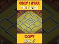 Only 1 Star TH13 War Base 2025 | Anti 2 Star | Anti Electro Dragon  | Clash of Clans #shortsfeed