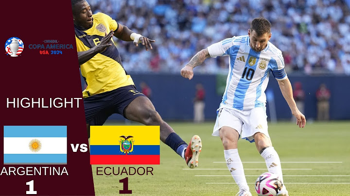 ARGENTINA (4) 1-1 (2) ECUADOR | HIGHLIGHTS | COPA AMÉRICA USA 2024™