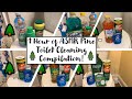 🌲1 Hour of Relaxing ASMR Pine Toilet Cleaning! w/ Pinesol, XtraPine, Kroger Pine, & Pinalen🌲